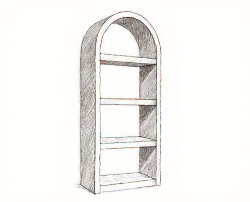 Arched Bookshelf in Furniture: Design Aesthetics, Functionality, and Styling Tips for Women's Spaces