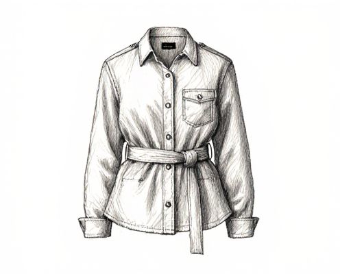 Belted Shirt Jacket in Outerwear: Styling, Materials, and Versatility
