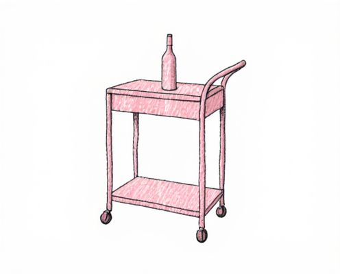 Blush Bar Cart in Furniture: Styling Tips, Versatility, and Decor Ideas