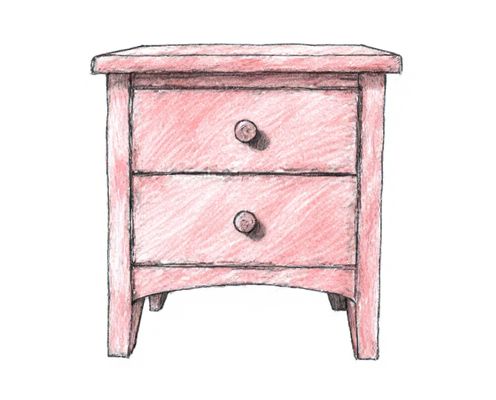Blush Nightstand in Women's Furniture: Style, Functionality, and Decor Integration