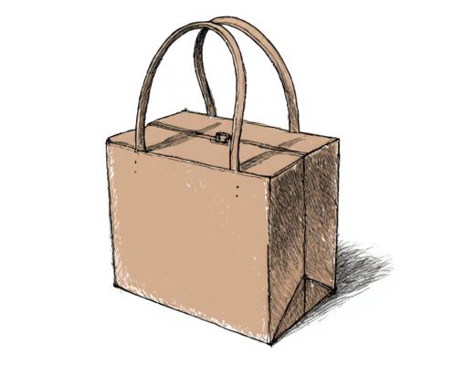 Boxy Top-Handle Bag in Bag: Versatile Styling, Organization, and Fashion Appeal