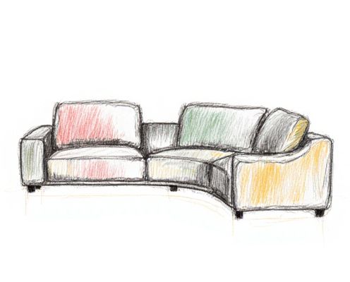 Curve Sofa Elegance in Women's Furniture: Style, Comfort, and Versatility