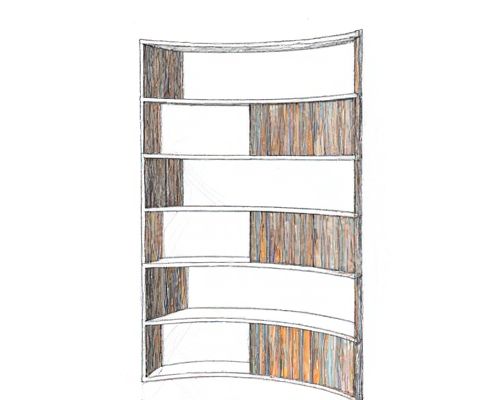 Curved Bookshelf in Furniture Design: Style, Functionality, and Placement Ideas for Women's Spaces
