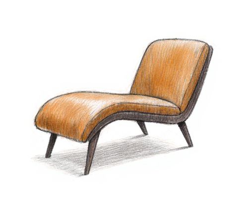 Curved Chaise in Women's Furniture: Elegance, Comfort, and Versatility