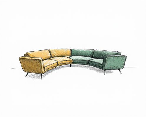 Curved Sofas in Homeware: Design Trends, Space Optimization, and Styling Tips for Women's Interiors