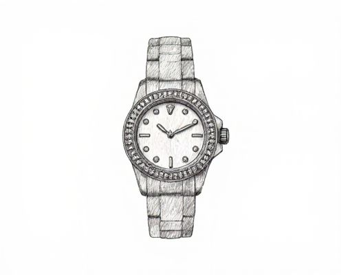 Diamond-Set Bezel Watch for Women: Style, Craftsmanship, and Elegance