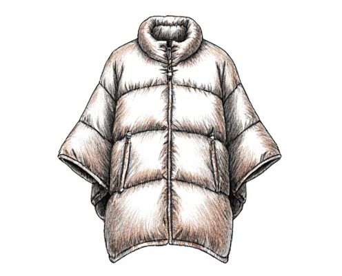 Down Poncho in Women's Outerwear: Style, Warmth, and Versatility