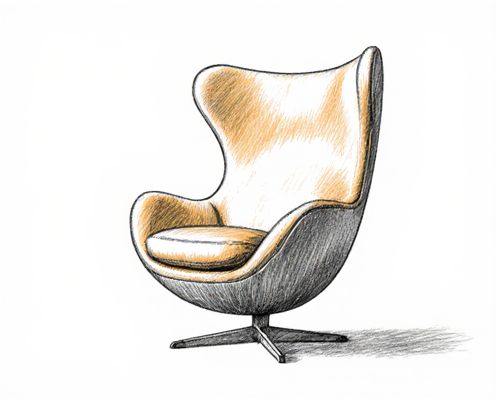 Egg Chair in Furniture Design: Style, Comfort, and Versatile Use
