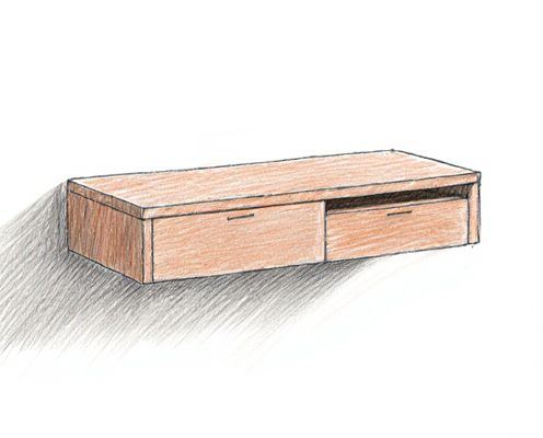 Floating Makeup Desk in Furniture: Space-Saving Solutions, Design Ideas, and Organization Tips