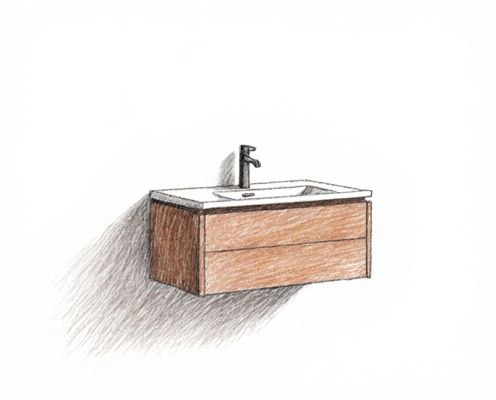 Floating Vanity in Women's Furniture: Styles, Functionality, and Design Inspiration