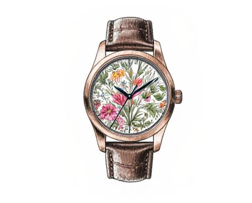 Floragraphy Engraving in Women's Watches: Elegance, Symbolism, and Personalization