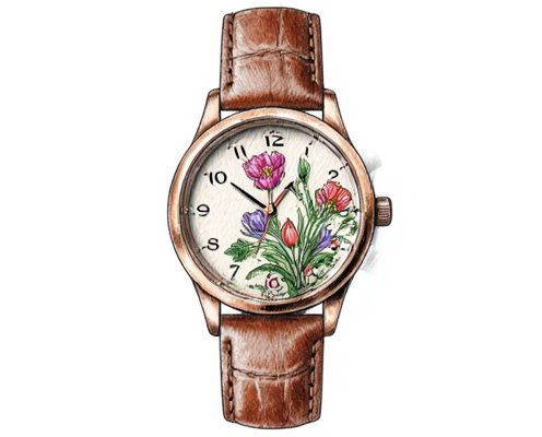 Floragraphy Motifs in Women's Watches: Symbolism, Styles, and Fashion Trends