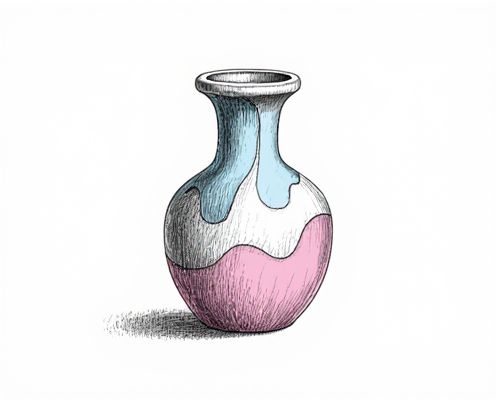 Fluid Shape Vase for Home Decor: Enhancing Aesthetic Appeal and Style