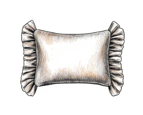 Frilly Cushions in Homeware: Enhancing Interior Aesthetics and Comfort