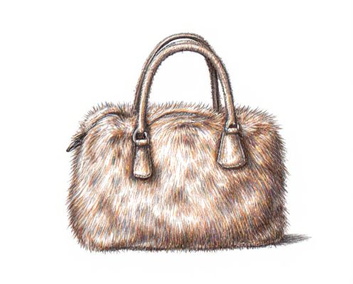 Fuzzy Bag in Bag: Compact Organization and Stylish Versatility for Women's Accessories