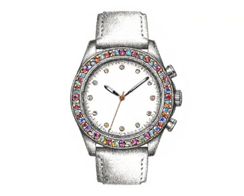 Gem-Set Bezel in Women's Watches: Design, Appeal, and Care