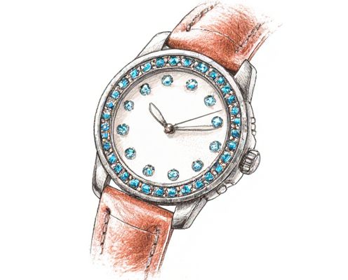 Gemstone Dial Watch in Women's Watches: Elegance, Style, and Craftsmanship