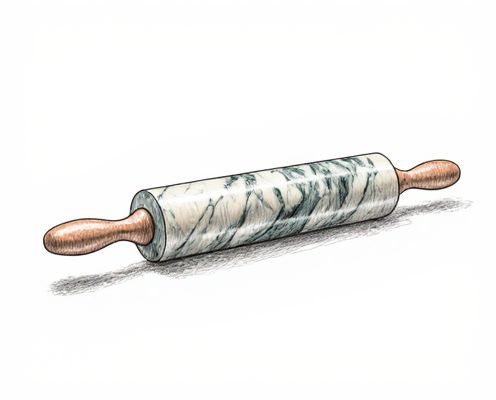 Marble Rolling Pin in Kitchenware: Superior Baking Performance and Elegant Design for Women's Culinary Needs