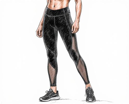 Mesh Insert Leggings in Activewear: Style, Performance, and Comfort