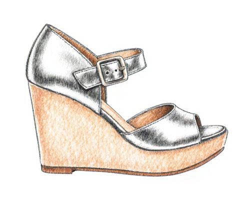 Metallic Wedge Footwear: Style Appeal, Comfort Features, and Fashion Trends