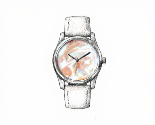 Minimalist Mother-of-Pearl Watch: Elegance and Versatility in Women's Accessories