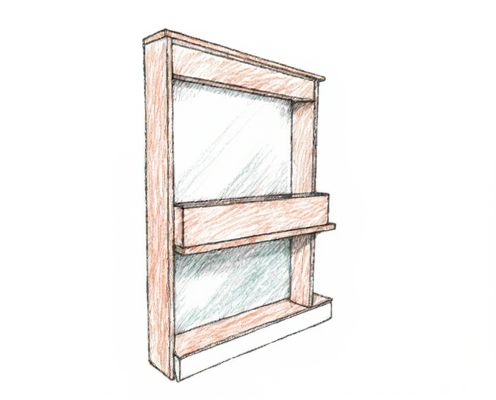 Mirror Organizer in Furniture: Functional Design, Space Optimization, and Style for Women's Products