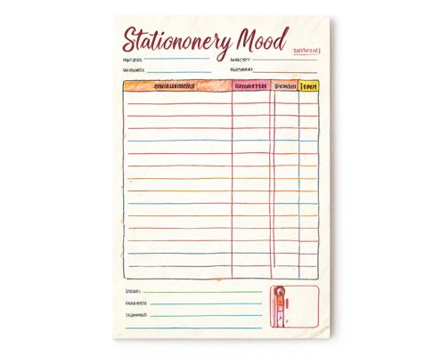 Mood Tracker Sheets in Stationery: Enhancing Emotional Awareness for Women