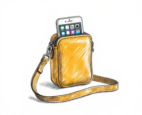 Phone Holder Bags in Women's Accessories: Styles, Materials, and Everyday Functionality