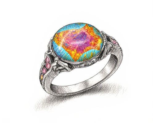 Resin Inlay in Women's Jewelry: Design Applications, Durability, and Style Trends