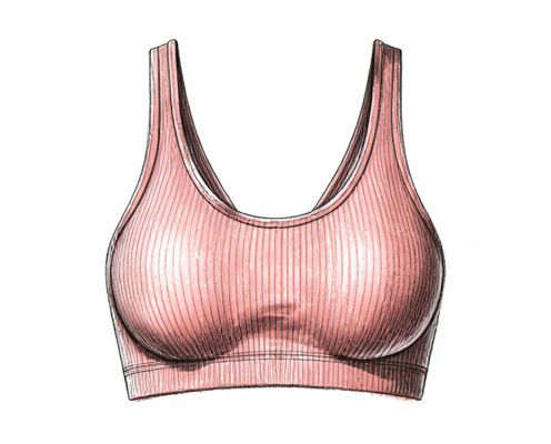 Ribbed Sports Bra in Activewear: Support, Style, and Performance