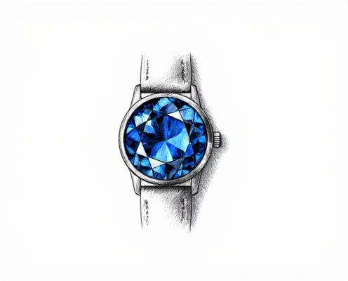 Sapphire Cabochon in Women's Watches: Elegance, Durability, and Timeless Appeal