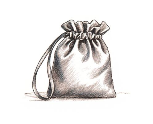 Scrunchie Bag in Bag: Functional Fashion Accessory for Organized Carrying