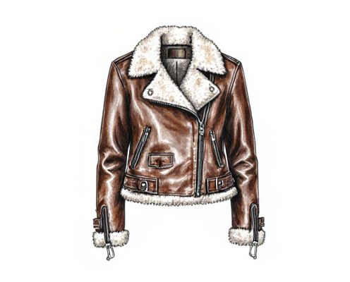 Shearling Moto Jacket in Women's Outerwear: Style, Warmth, and Versatility