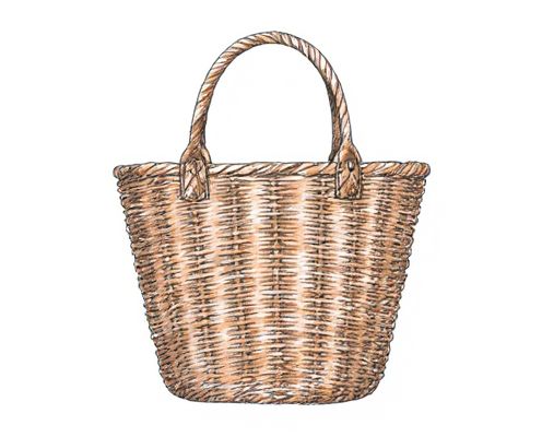 Wicker Bag in Bag: Stylish Organization and Versatile Functionality for Women